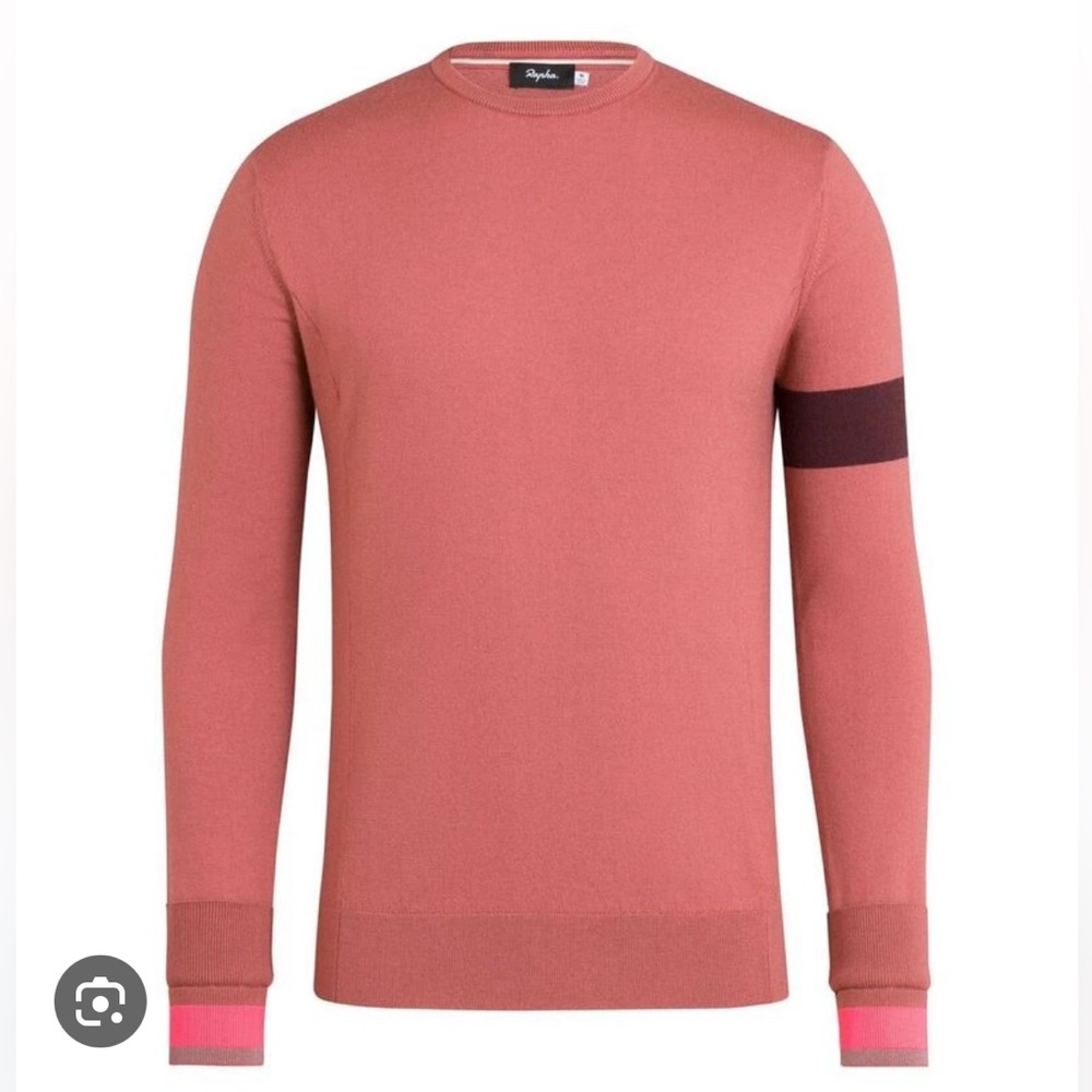 Rapha Men’s Merino Crew - dusty pink